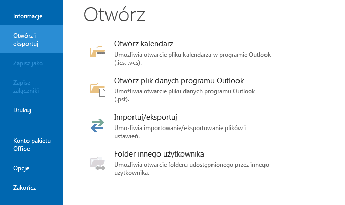 Eksportowanie poczty z Outlook Express do Windows Live